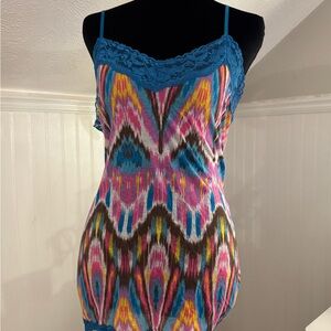 Piper & Blue Multicolor Lace Trim Camisole